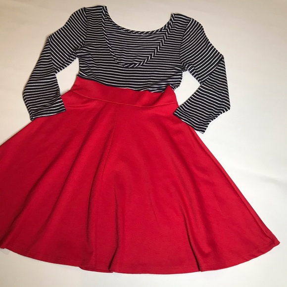 A’gaci A’gaci A’gaci Women’s Blue/White/Red Dress - Picture 8 of 10